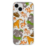 ERT GROUP mobile phone case for Iphone 13 original and officially Licensed Disney pattern Jungle Book 003 optimally adapted to the shape of the mobile phone, partially transparent