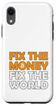 iPhone XR Bitcoin Fix The Money Fix The World Meme Funny Fun Humour Case