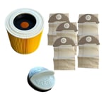 Filter & Bags For Karcher Wet & Dry WD2 WD3.500 Vacuum Cleaner UK Seller