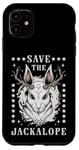 iPhone 11 Save The Jackalope Mythical Creature Cryptid Lover Folklore Case