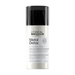 L'Oréal Professionnel, Crème Haute Protection, Cheveux Abîmés & Cassants, Colorés ou Naturels, Sans-Rinçage, Protège des UV et de la Chaleur, Technologie Brevetée, Metal Detox, Serie Expert, 100ml