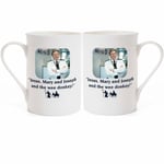 Jesus, Mary & Joseph & The Wee Donkey Adrian Dunbar Line of Duty Porcelain Mug