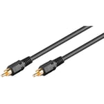 Goobay Câble de Connexion Audio Numérique Coaxial, RCA S/PDIF 2m