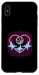 Coque pour iPhone XS Max Heartbeat Panier de basketball Heart Line Pulse Player Sport Basket