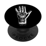 Hand of Glory Sorcery Grimoire Grimoire Sigil Magick PopSockets Adhesive PopGrip