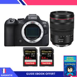 Canon EOS R6 Mark II + RF 24-105mm f/4 L IS USM + 2 SanDisk 64GB Extreme PRO UHS-II SDXC 300 MB/s + Ebook ""Devenez Un Super Photographe"" - Appareil Photo Canon