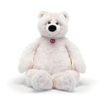 Trudi Ours Joel Ivoire Cadeau en Peluche pour Noël, Ours Polaire en Peluche | 45x80x30cm Taille XXL | Teddy Bears, Ours Classiques | modèle 25635