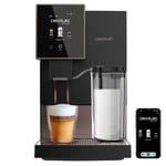 Cecotec Machine a Café Espresso Superautomatique Cremmaet Compactccino Connected Black Rose. 19 Bars, Écran TFT, Wifi, Moulin Integré, Réservoir d'eau 1,1 L et de lait 400 ml, Nettoyage Automatique