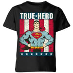 DC Originals Superman True Hero Kids' T-Shirt - Black - 3-4 Years