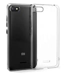 NOVAGO Compatible avec Xiaomi Redmi 6A- Coque Gel TPU Souple Transparente et résistante Anti Choc