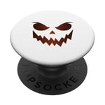 T-shirts amusants avec visage de citrouille d'Halloween Hocus Pocus PopSockets PopGrip Adhésif