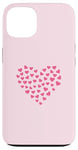 Coque pour iPhone 13 Pink Heart Love Graphic Icon Filled With Little Hearts