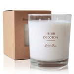 Bougie 350g - Les Lumières du Temps - Fleur de coton