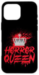 iPhone 16 Pro Max Scary Horror Movie Blood Crown Horror Queen Case