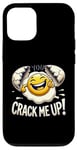 iPhone 14 Funny Egg Cracks Pun Fun Egg Case