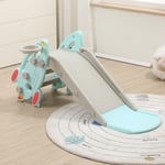 (Light Blue)Toddler Slide Plastic Safe Easy To Storage Kids Folding Slide F DTS