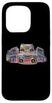 Coque pour iPhone 15 Pro Radio Hiphop Boom Box années 80 et 90 pour amateurs de rap pour hommes, femmes, enfants