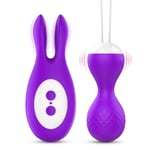 Neojoy Dual Vibe Purple Clitoral and Nipple Mini Vibrators for Women Erotic Set