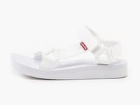 Levi's Women's Cadys Low Sandals, Brilliant White, 4 UK