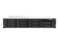 QNAP TS-864eU - Serveur NAS - 8 Baies - rack-montable - SATA 6Gb/s - RAID JBOD, RAID 0, 1, 5, 6, 10, 50, 60 - RAM 8 Go - Gigabit Ethernet / 2.5 Gigabit Ethernet - iSCSI support - 2U