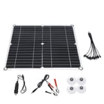 200W solpanelssats 100a 12v batteriladdare Styrenhet RV båt Solar panels