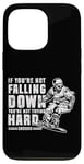 iPhone 13 Pro Snowboarding Snowboard Vintage If You're Not Falling Down Case