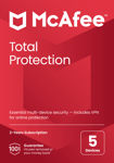 McAfee Total Protection Antivirus 2025 - 5 Device 2 Year Delivery by Post