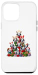 Coque pour iPhone 12 Pro Max Christmas Tree Dalmatian Dalmatians Dal Dally Dog