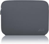 Housses Pour 16 15,6 Pouces Ordinateur Portable Sacoches Compatible Avec Acer, Asus, Dell, Lenovo, Microsoft, Hp Sac Pochette De Protection Laptop Sleeve Néoprène Gris, 16 Pouces