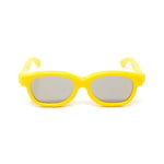 3 x Passive 3D Yellow Kids Childrens Glasses for Passive TVs Cinema Projectors