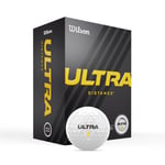 Wilson Ultra Distance 24 Balles De Golf Blanches