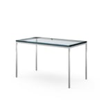 Knoll - Florence Knoll High Table, Rektangulär, 122 x 66 cm, skiva i Grön Alpi marmor - Spisebord - Florence Knoll - Grønn - Metall/Stein