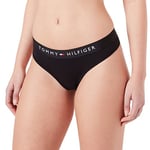 Tommy Hilfiger String Femme Tanga, Noir (Black), XL