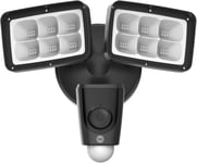 Yale Floodlight Camera - Black - Two Way Talk - Motion Detection - 	YFL01-BLK