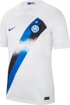 Nike Men's Shirt Inter M NK DF Stad JSY SS Aw, White/Lyon Blue, DX2688-101, XS