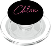 Chloe Nom Love Femme Fille Ami Femme Epouse Rose PopSockets PopGrip pour MagSafe