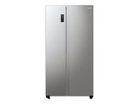 Gorenje Advanced Nrr9185eaxl - Kylskåp/Frys - Sida Vid Sida - Bredd: 91.5 Cm - Djup: 67 Cm - Höjd: 178.6 Cm - 550 Liter - Klass E - Grå-Metallic