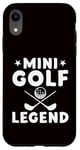 Coque pour iPhone XR Légende du mini golf