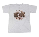 AC/DC Rock Or Bust T Shirt L Weiß