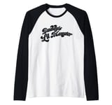 DC Suicide Squad Harley Quinn Daddys Lil Monster Raglan Baseball Tee