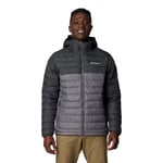 Columbia Powder Lite II Hooded Jacket - Doudoune homme City Grey / Shark M