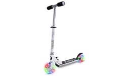 Zinc Two Wheeled Folding Scooter Rider Black White Age 3 years + BOX Damaged