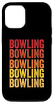 Coque pour iPhone 12/12 Pro Amoureux de bowling, bowling