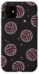 Coque pour iPhone 11 Volleyballballon-rose esthétique femmes filles