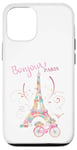 iPhone 12/12 Pro Bonjour Paris Eiffel Tower The Sign Of Love France Parisian Case