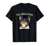 The Dogfather - Cool Papa Father Mafia Pate - Frenchie Dog T-Shirt