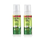 2x ORS Olive Oil Hold And Shine Wrap Set Mousse Infused with Coconut Oil 207ml