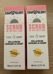 Soap & Glory Scrub In The Fast Lane 2 Minute Facial Polish & Peel 100 Ml X 2