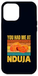 iPhone 12 Pro Max You Had Me At Nduja Sausage Funny Retro Italian Food Lover Case