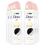 Dove Womens Advanced Care Anti-Perspirant Deodorant Invisible 200ml, 3 Pack - Rose Lace - One Size